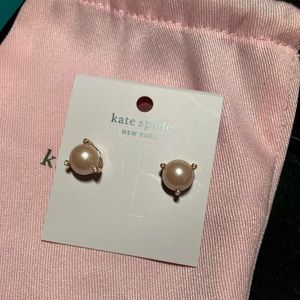 Kate Spade pearl earrings.